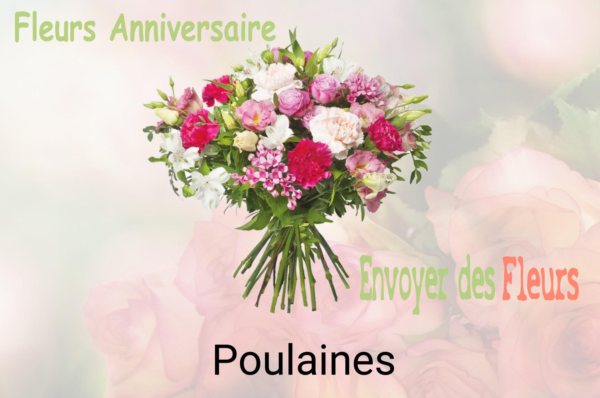 Bouquet de fleurs d’anniversaire livré à Poulaines